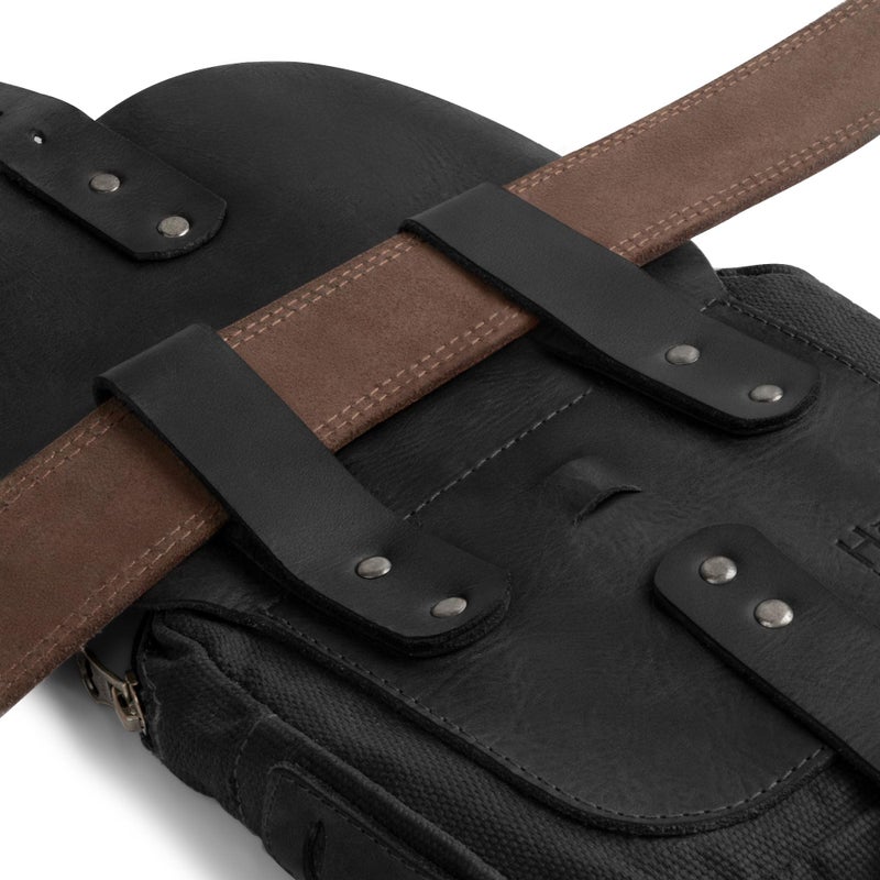 Hide & Drink  Survival Camping Pouch  Belt Loop  Rustic and Handy Tool Bag  Weather Resistant Outdoor Accessories  Traveling Essentials  Waxed Canvas  Handmade  Fatigue - Image 3